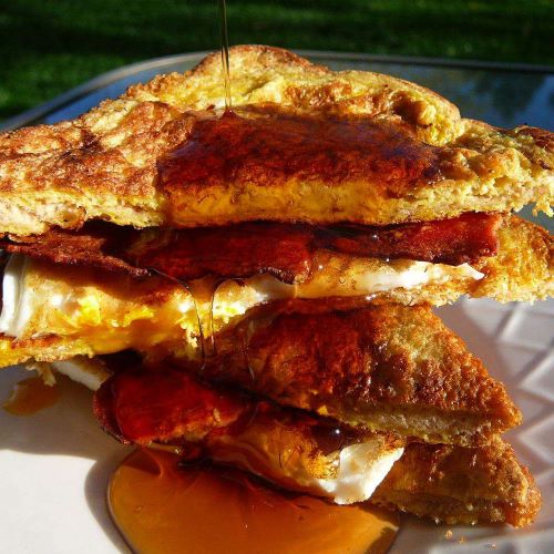 Toasted Bacon and Egg